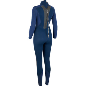 2019 Animal Womens Lava 5/4/3mm Back Zip GBS Wetsuit Navy AW9WQ301